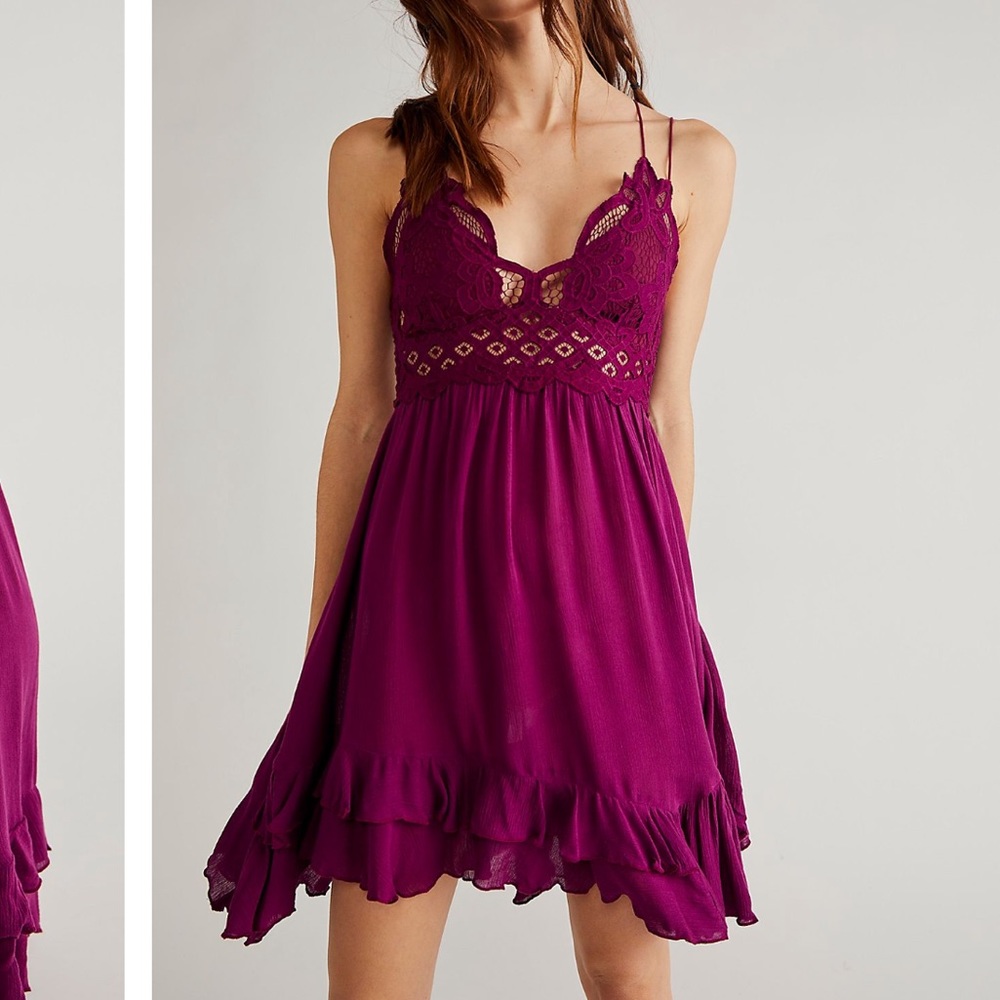 Free People Adella Slip Dress size M like new!